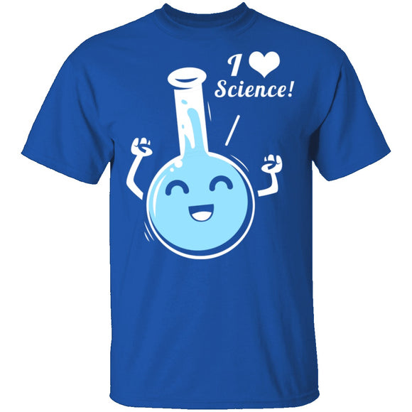 I Heart Science T-Shirt CustomCat