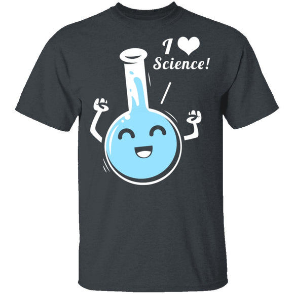 I Heart Science T-Shirt CustomCat