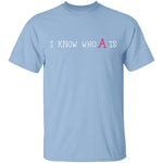 I Know Who A Is T-Shirt CustomCat