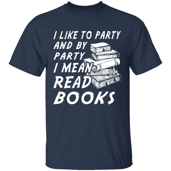 I Like To Read Books T-Shirt CustomCat