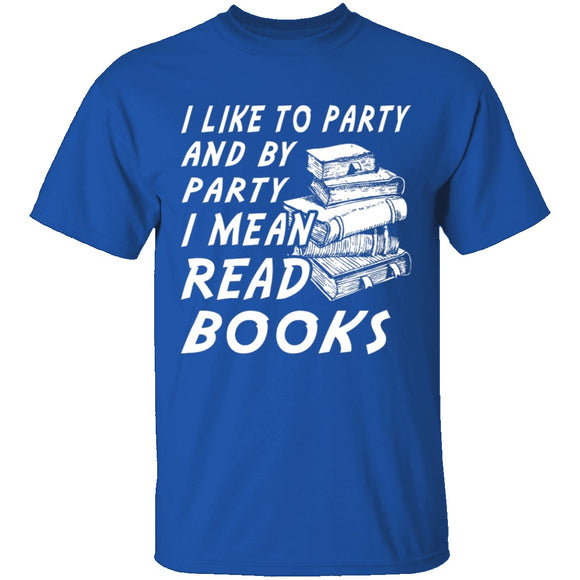 I Like To Read Books T-Shirt CustomCat