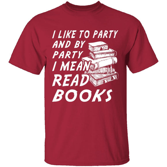 I Like To Read Books T-Shirt CustomCat