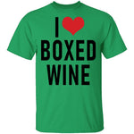 I Love Boxed Wine T-Shirt CustomCat