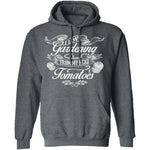 I Love Gardening From My Head Tomatoes T-Shirt CustomCat