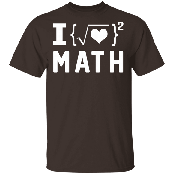 I Love Math T-Shirt CustomCat