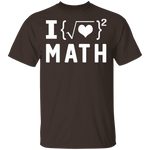 I Love Math T-Shirt CustomCat