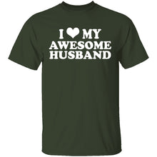 I Love My Awesome Husband T-Shirt