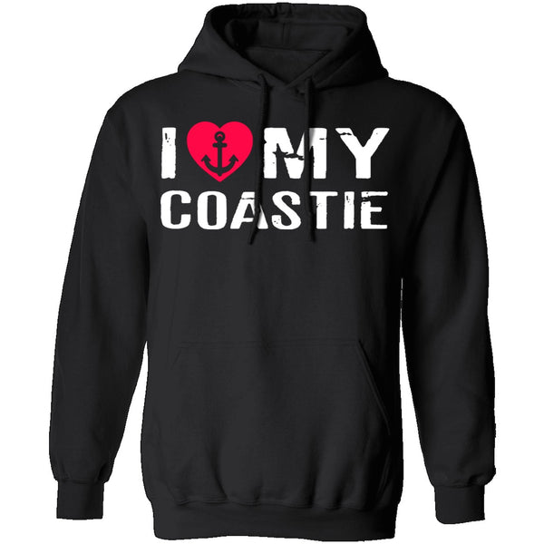 I Love My Coastie T-Shirt CustomCat