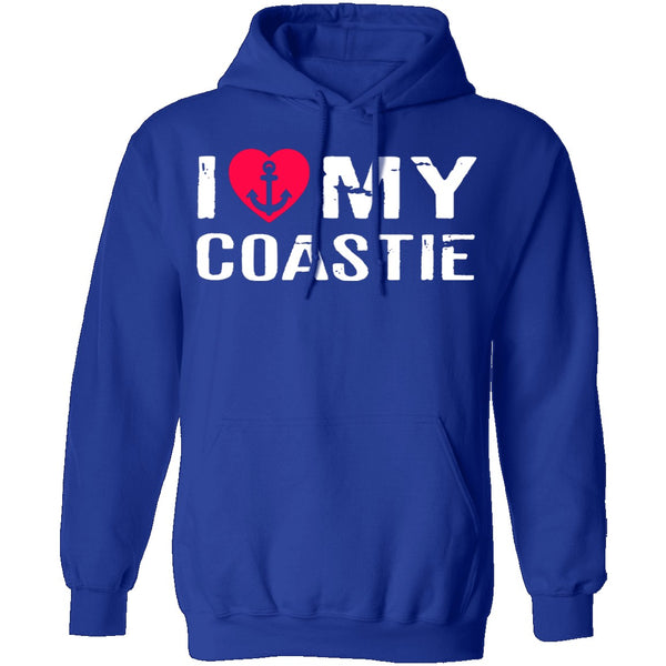 I Love My Coastie T-Shirt CustomCat