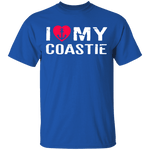 I Love My Coastie T-Shirt CustomCat