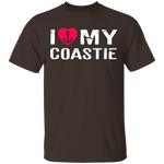 I Love My Coastie T-Shirt CustomCat