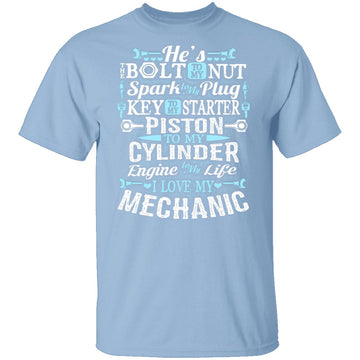 I Love My Mechanic T-Shirt CustomCat