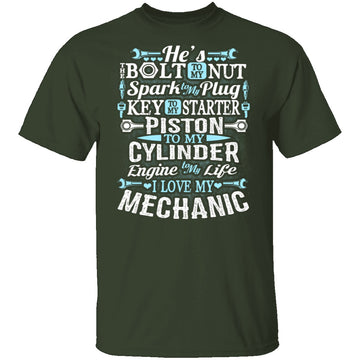 I Love My Mechanic T-Shirt CustomCat