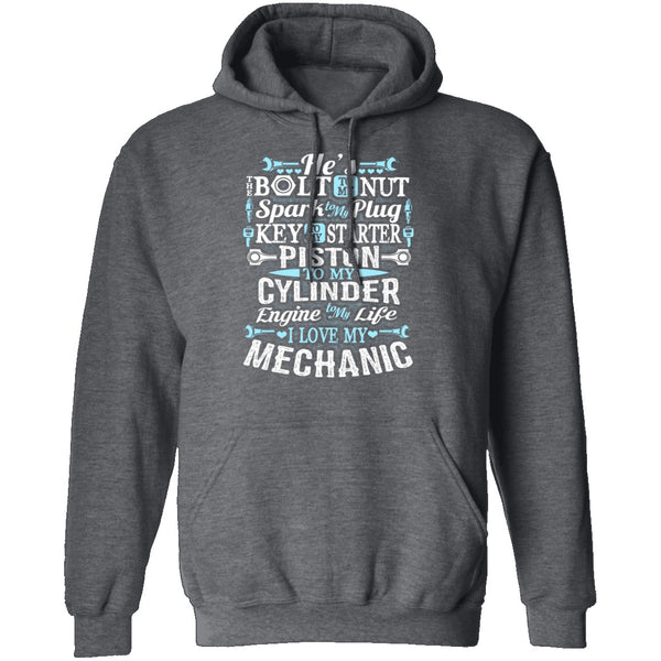 I Love My Mechanic T-Shirt CustomCat