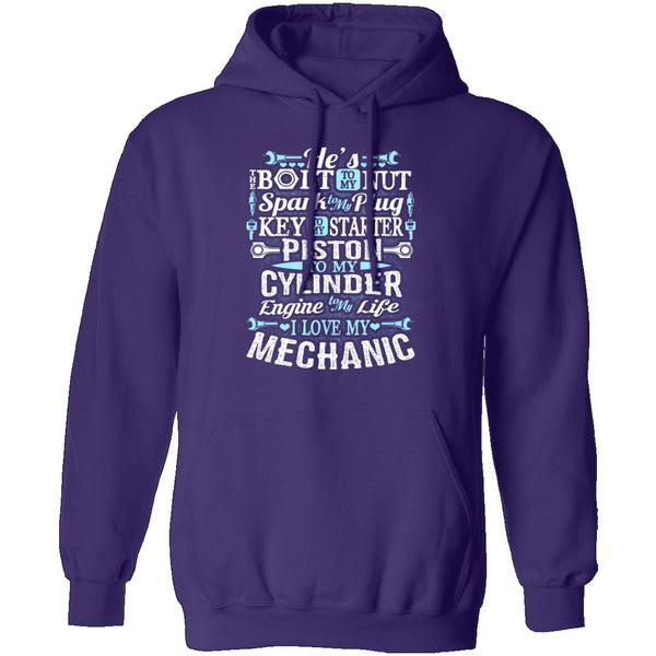 I Love My Mechanic T-Shirt CustomCat