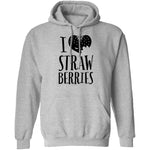 I Love Strawberries T-Shirt CustomCat