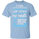 I Love Swimming T-Shirt CustomCat