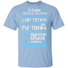 I Love Swimming T-Shirt