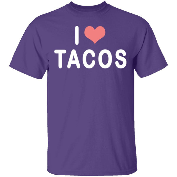 I Love Tacos T-Shirt CustomCat