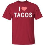 I Love Tacos T-Shirt CustomCat