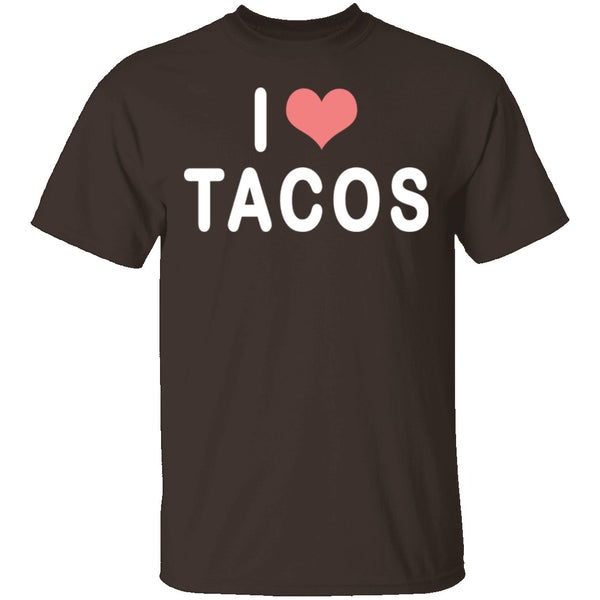 I Love Tacos T-Shirt CustomCat