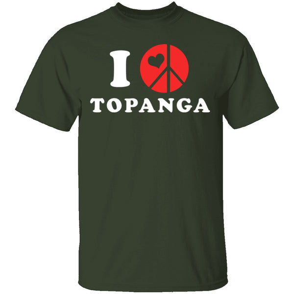 I Love Topanga T-Shirt CustomCat