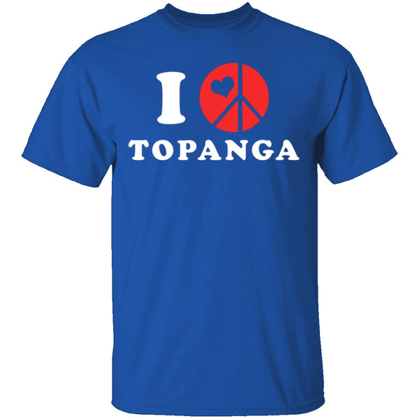 I Love Topanga T-Shirt CustomCat