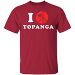 I Love Topanga T-Shirt CustomCat
