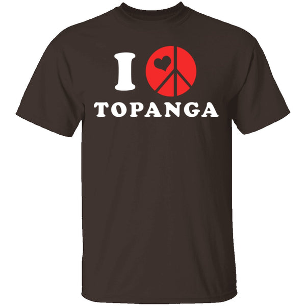 I Love Topanga T-Shirt CustomCat