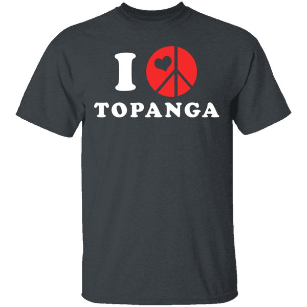 I Love Topanga T-Shirt CustomCat