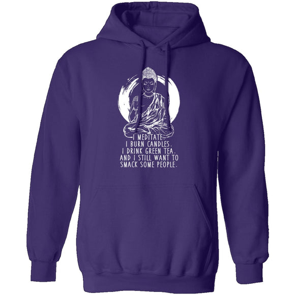 I Meditate T-Shirt CustomCat