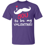 I Mustache You To Be My Valentine T-Shirt CustomCat