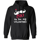 I Mustache You To Be My Valentine T-Shirt CustomCat