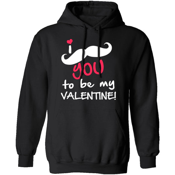 I Mustache You To Be My Valentine T-Shirt CustomCat