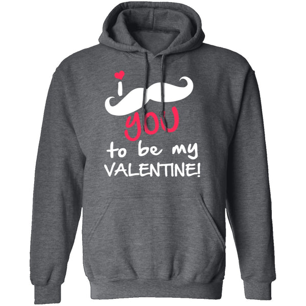 I Mustache You To Be My Valentine T-Shirt CustomCat