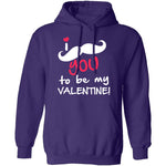 I Mustache You To Be My Valentine T-Shirt CustomCat