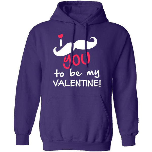 I Mustache You To Be My Valentine T-Shirt CustomCat