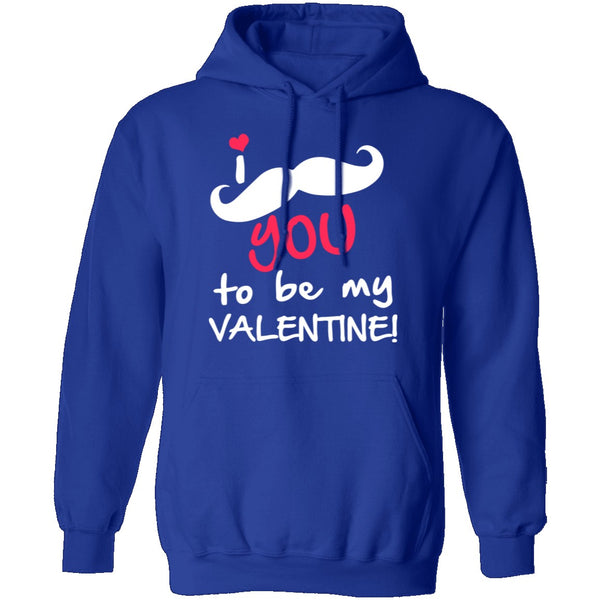 I Mustache You To Be My Valentine T-Shirt CustomCat