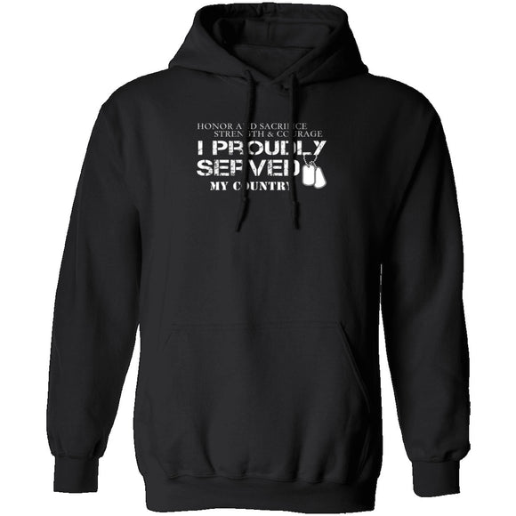 I Proudly Served T-Shirt CustomCat