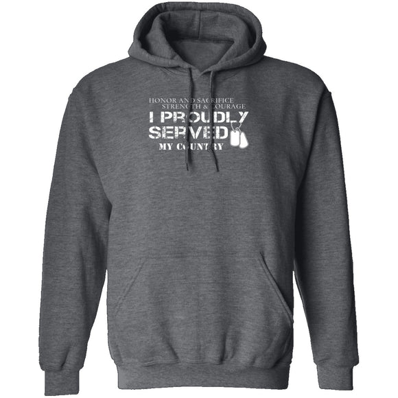 I Proudly Served T-Shirt CustomCat