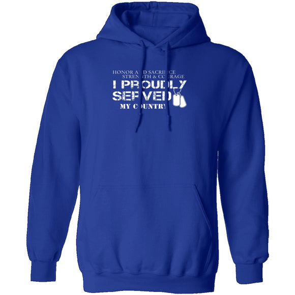 I Proudly Served T-Shirt CustomCat