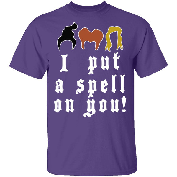 I Put A Spell On You T-Shirt CustomCat