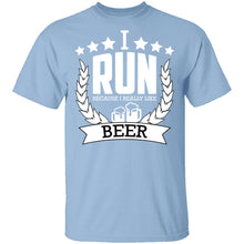 I Run Because I Like Beer T-Shirt