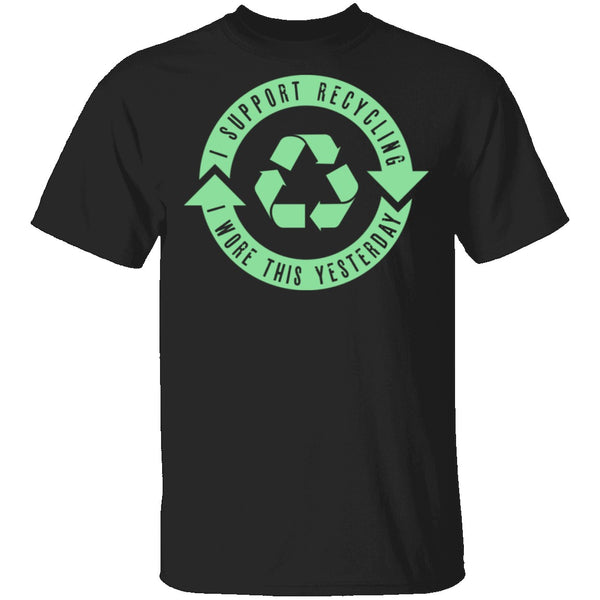 I Support Recycling T-Shirt CustomCat