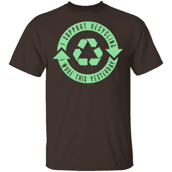 I Support Recycling T-Shirt CustomCat
