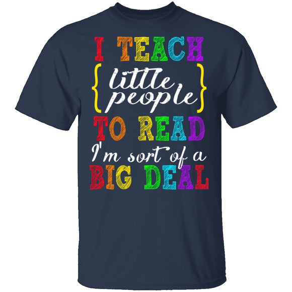 I Teach Little People To Read T-Shirt CustomCat