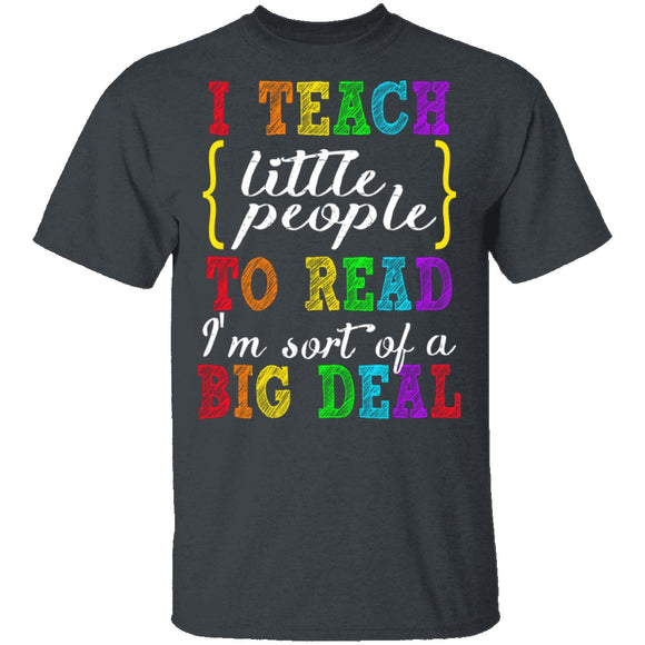 I Teach Little People To Read T-Shirt CustomCat