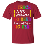 I Teach Little People To Read T-Shirt CustomCat