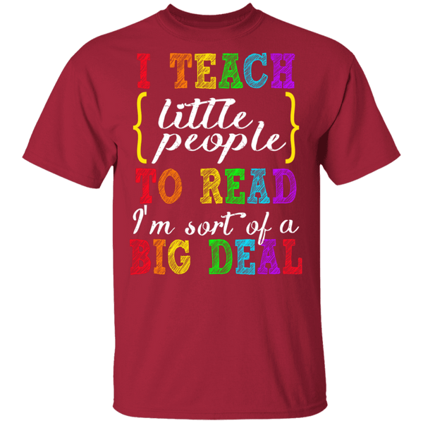 I Teach Little People To Read T-Shirt CustomCat