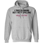 I Tried Running But I Kept Spilling My Wine T-Shirt CustomCat